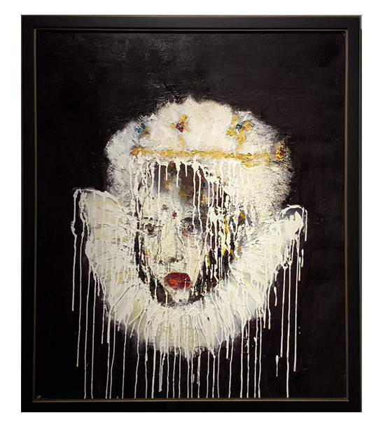 Untitled / Tuval üzerine karışık teknik / 70 x 84 cm / 2021